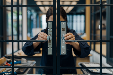 personne-dos-serrure-porte-blindee