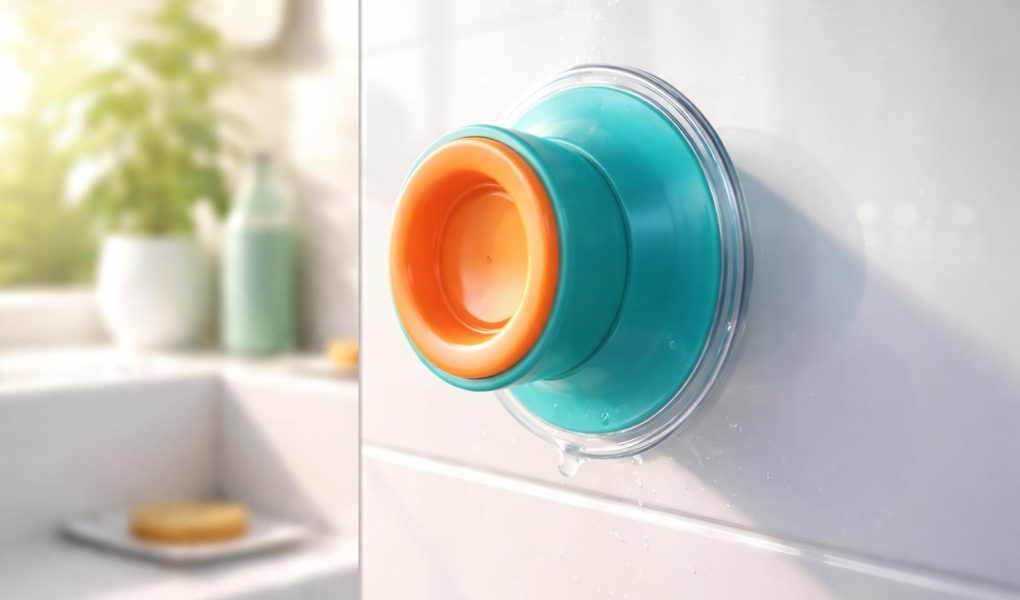 ventouse-colorée-surface-lisse-salle-bain