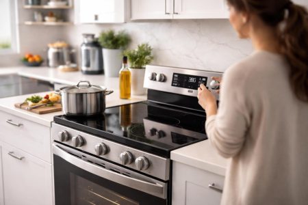 cuisine-moderne-cuisiniere-personne-dos