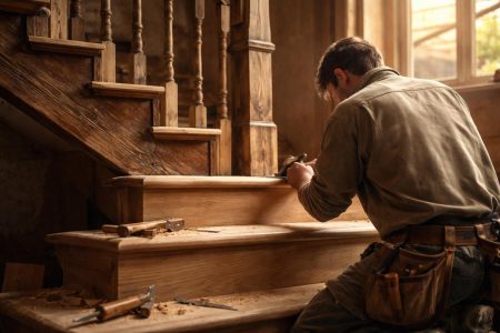 artisan-escalier-bois-outils-lumiere