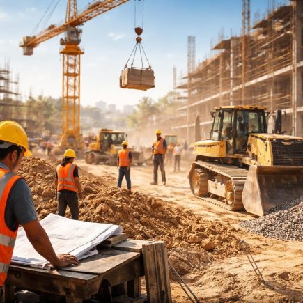 chantier-ouvriers-machines-grue-bulldozer
