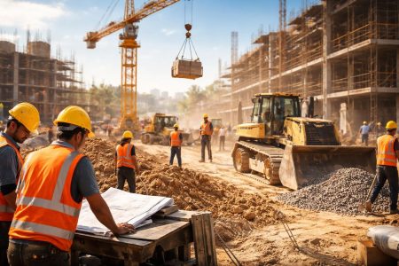 chantier-ouvriers-machines-grue-bulldozer