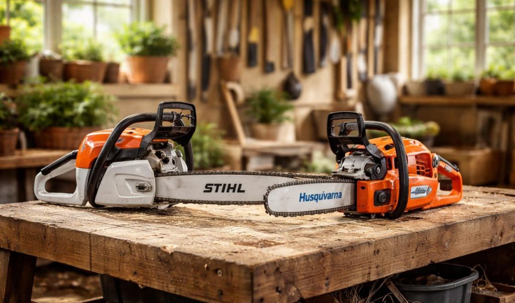 atelier-jardinage-tronconneuses-etabli-outils