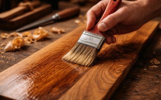 main-huile-surface-bois-texture