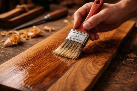 main-huile-surface-bois-texture