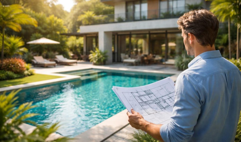 maison-moderne-jardin-piscine-plans
