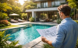maison-moderne-jardin-piscine-plans
