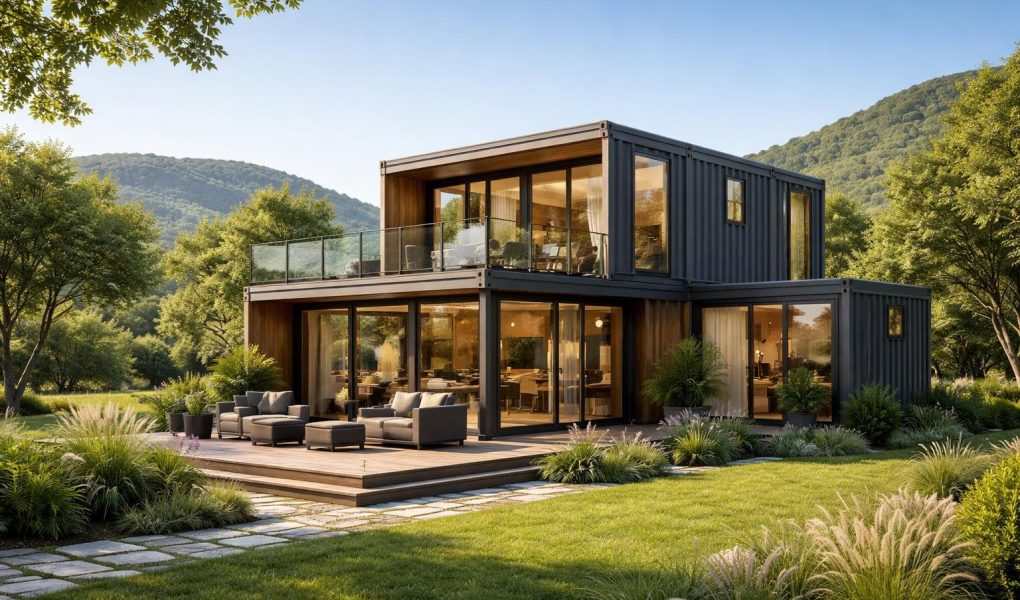maison-modulaire-paysage-collines-ciel-bleu