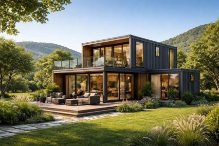 maison-modulaire-paysage-collines-ciel-bleu